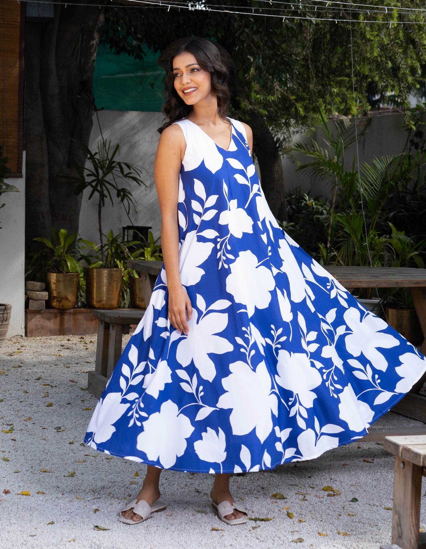 Summer Fling Dress- Blue