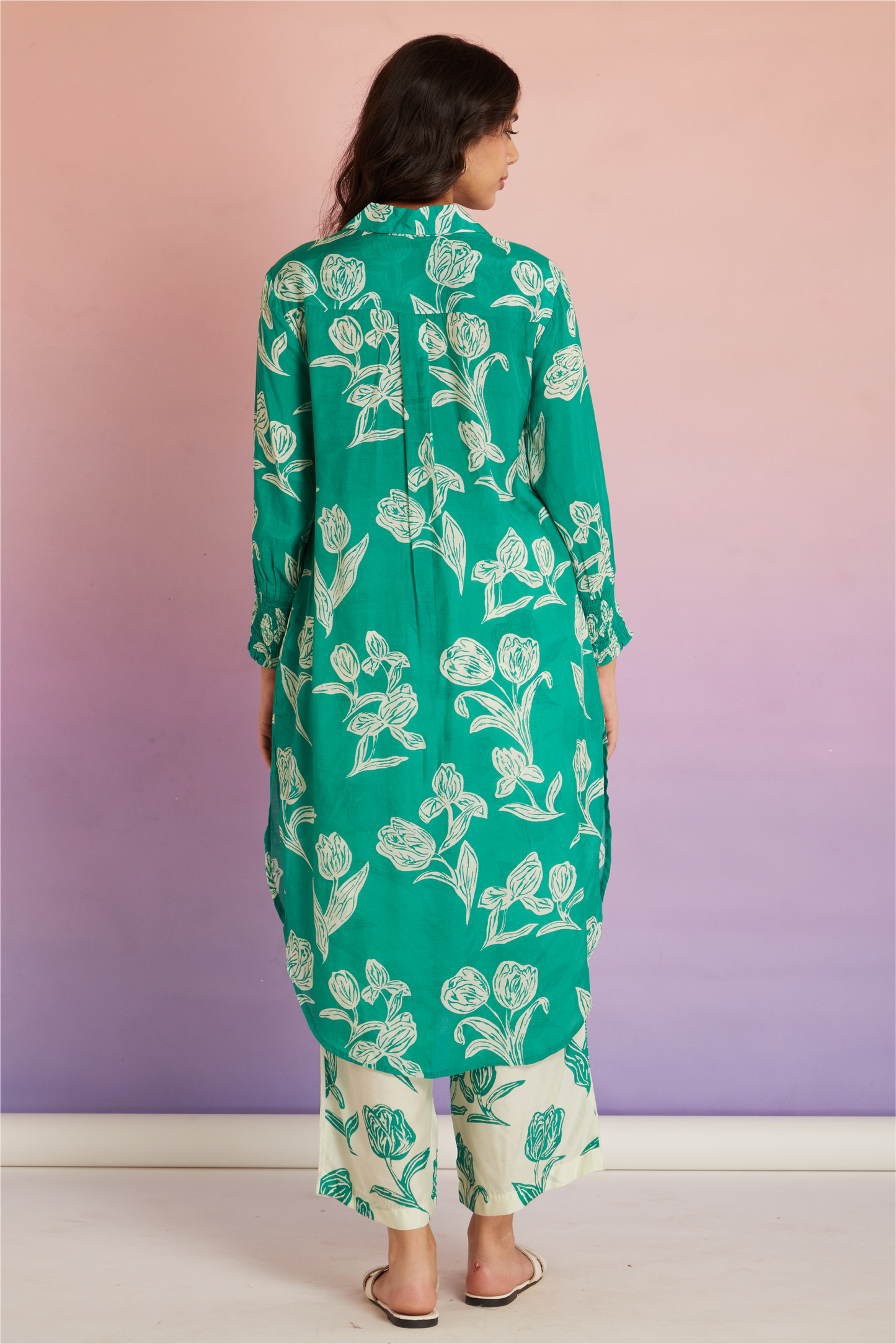Noor Button Down Tunic Set