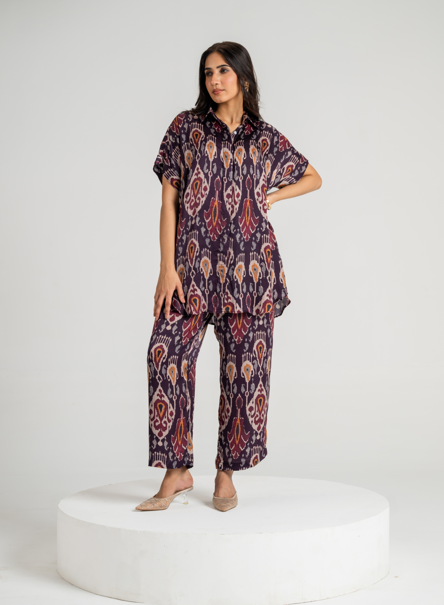 Moonlight Ikat Tunic Set