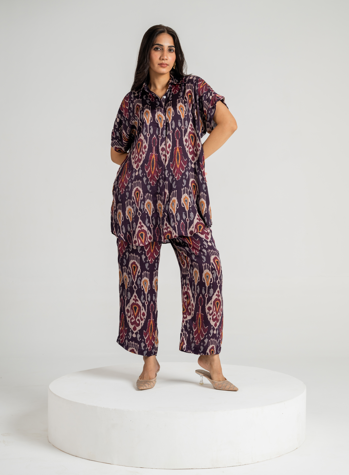 Moonlight Ikat Tunic Set