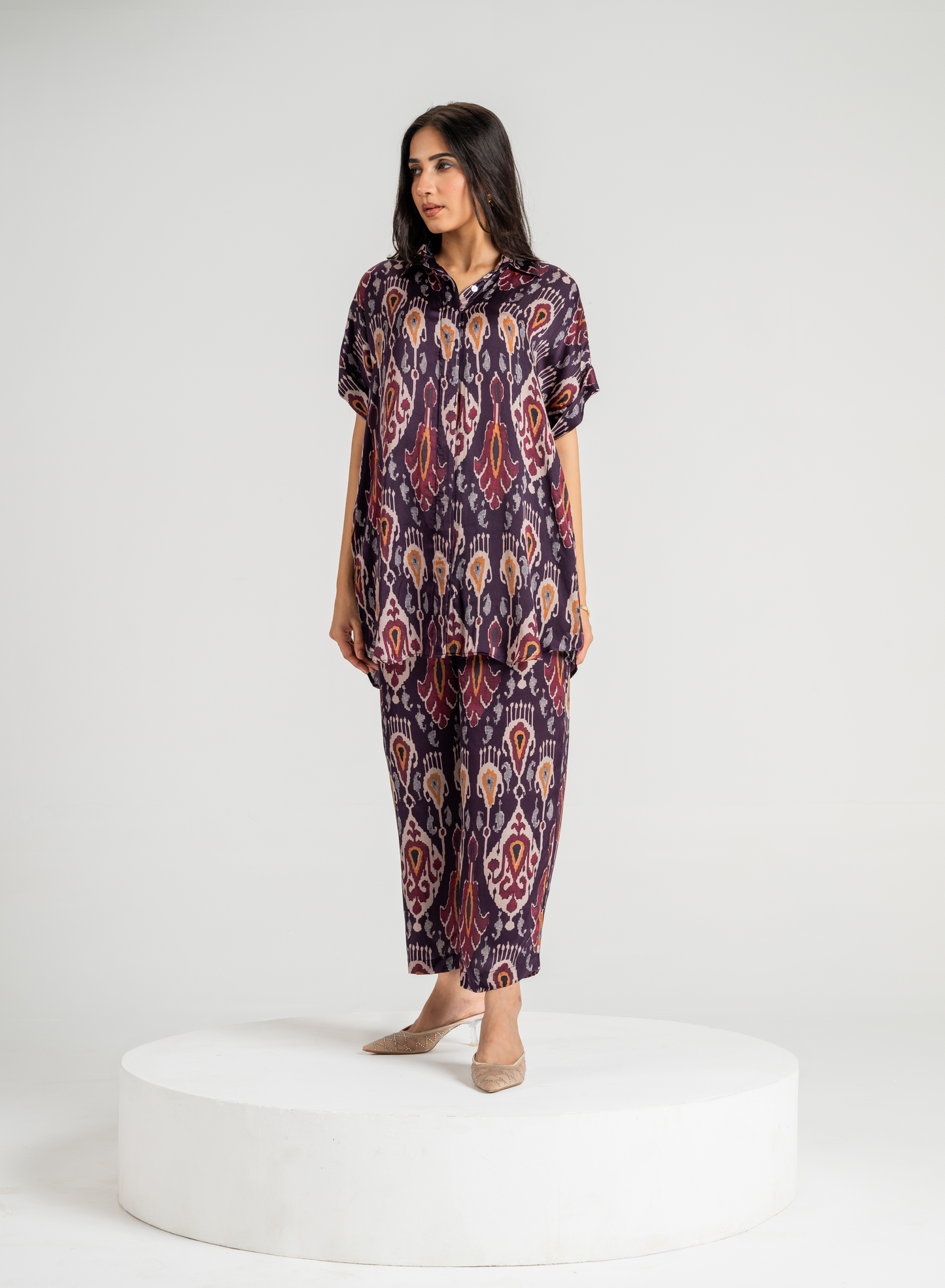 Moonlight Ikat Tunic Set